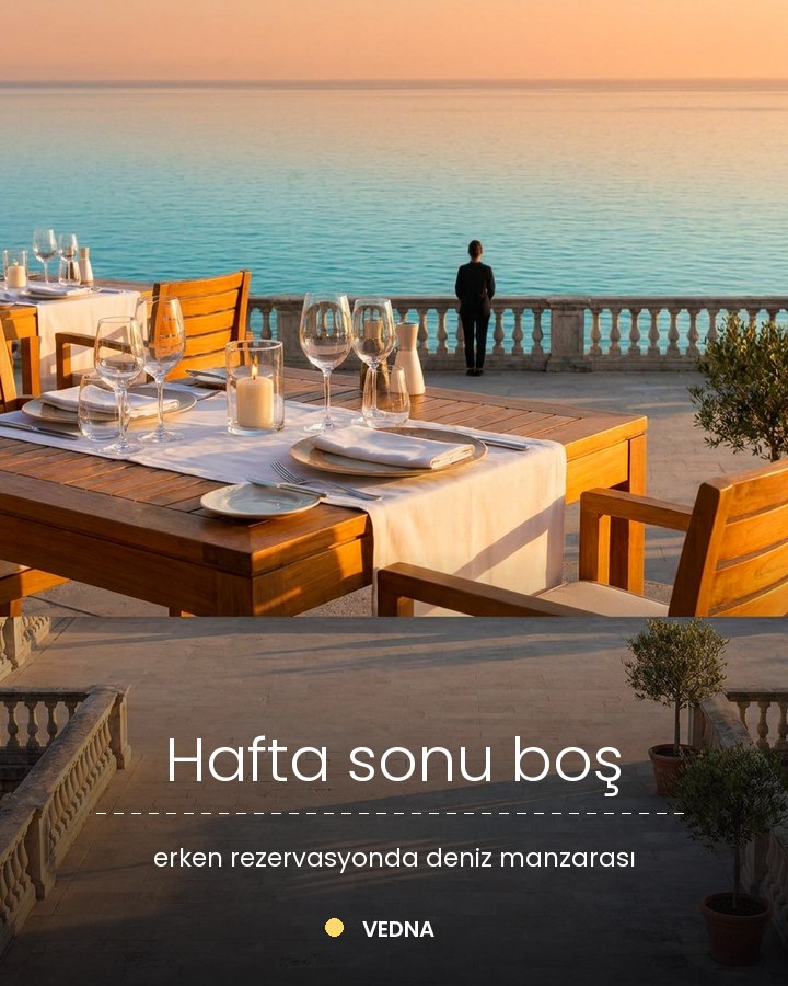Otel, turizm, seyahat için VEDNA'nın hazırladığı örnek gönderi tasarımı